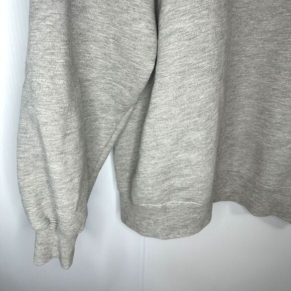 Vintage Cleveland Indians Sweatshirt Mens size Large Gray Baseball crew MLB 2002 - Picture 7 of 8